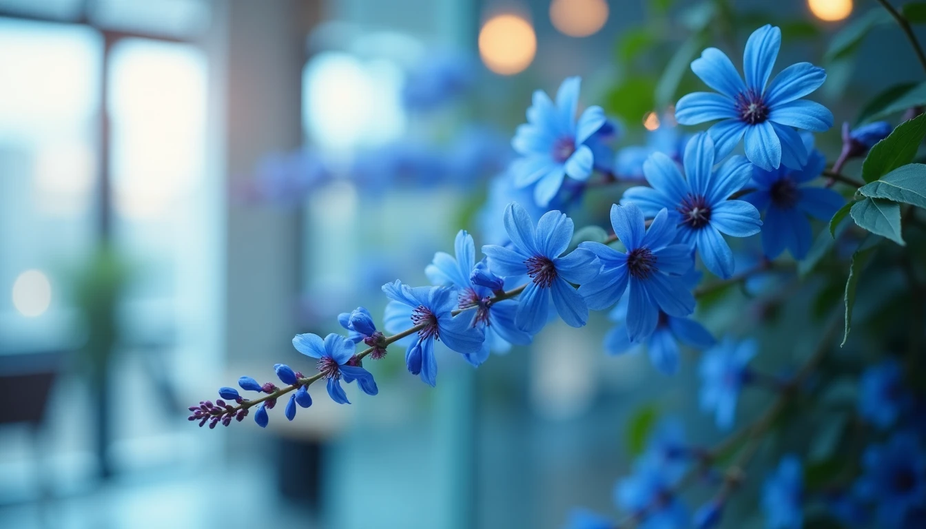 Marché des fleurs bleues grimpantes : analyse et opportunités