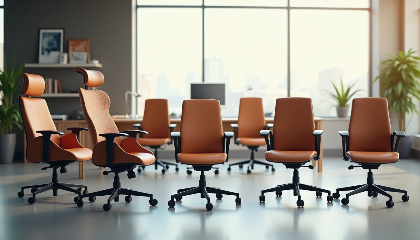 Chaises marrons : 7 modèles professionnels pour votre bureau